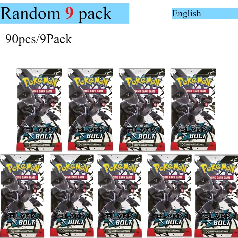 Pokémon Card 360 Pcs/Box English Brilliant Stars 151 Prismatic Evolutions PARADOX RIFT Battle Transaction Card Game Popular Gift