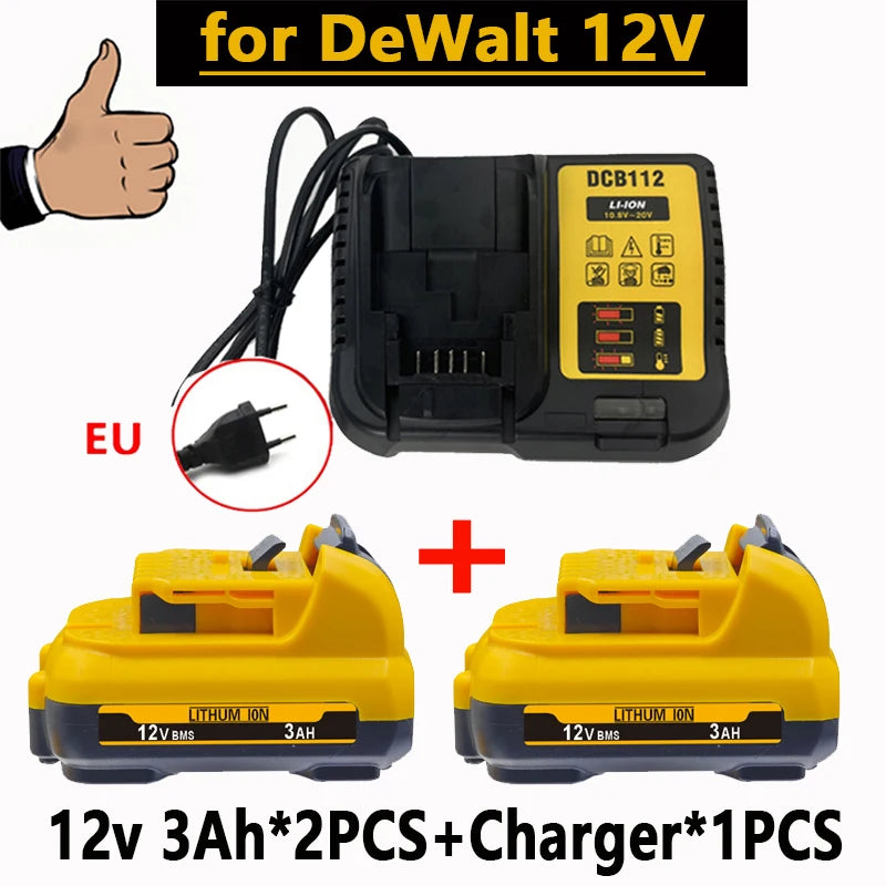 For DEWALT DW089LG 12V Laser Level battery .for Dewalt 12V battery DCB120 DCB124 DCD701F2 Power Tools/Laser Level
