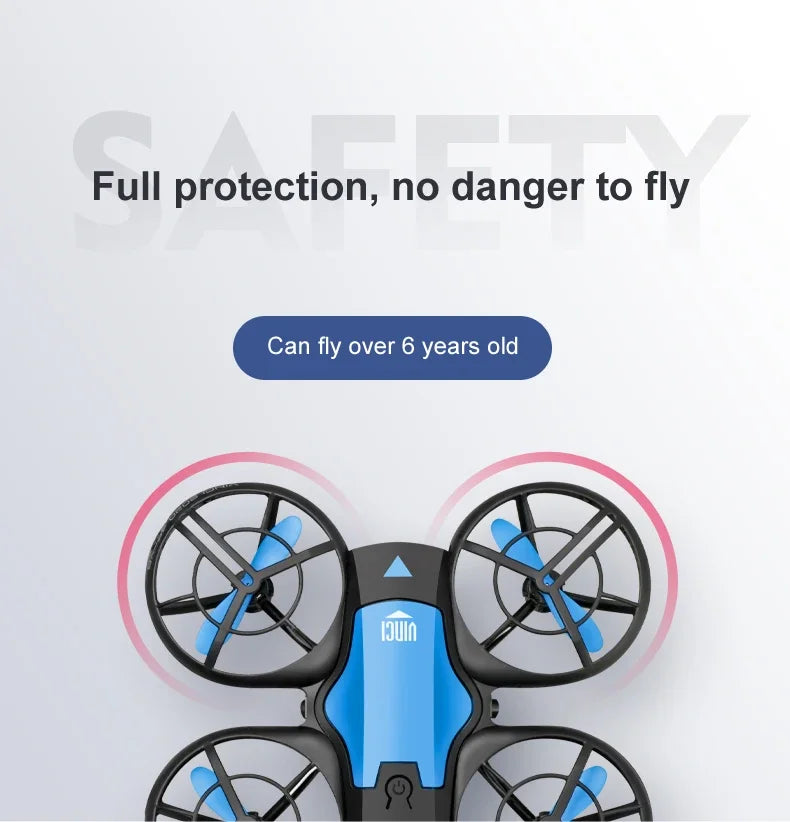 V8 New Mini Drone 4K Professional HD 1080P Wide Angle Camera WiFi FPV RC Drone Height Keep Drones Helicopter Kids Toys 4DRC