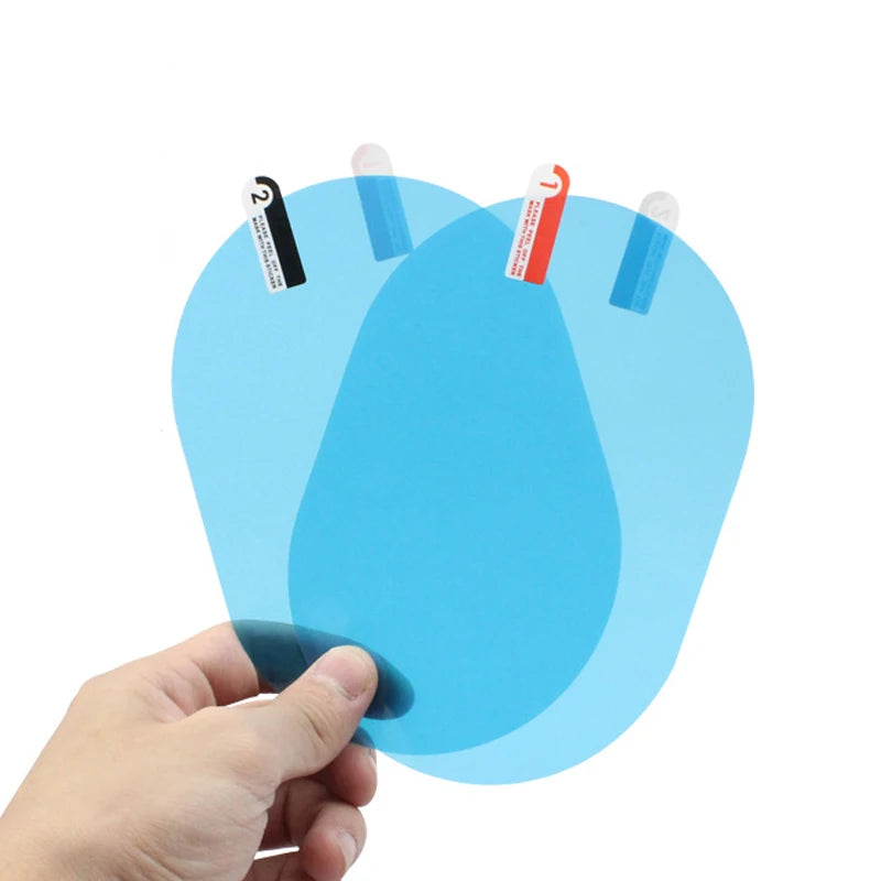 Car Truck Rearview Mirror Rainproof Film Window Glass Anti-fog Waterproof Stickers Rainy Day Safe Driving Rain Proof Films