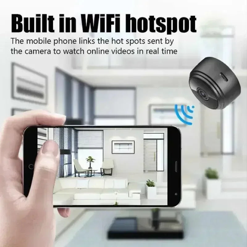A9 WiFi Mini Camera Wireless Video Recorder Security Protection Camera Smart Home Monitoring Camera For Infants And Pets 2026