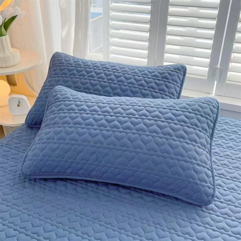 Anti Comfortable Cotton Pillow Cover Head oil Isolation layer Pillow Case Protector Sweatproof Waterproof Pillowcase household