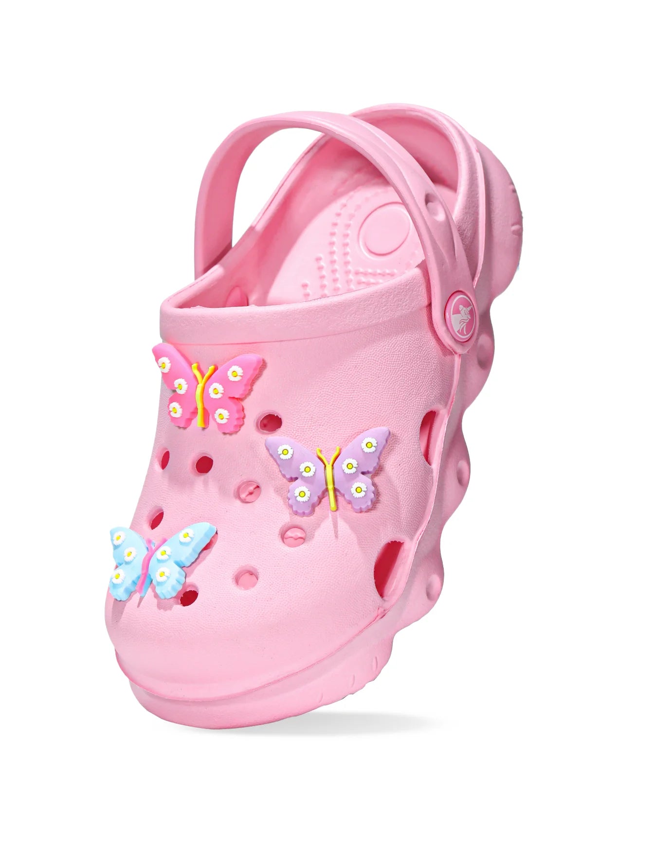 Comfortable and lightweight girls' clogs, can be worn in all seasons, exquisite butterfly shoes,summer hot beach shoes 1214