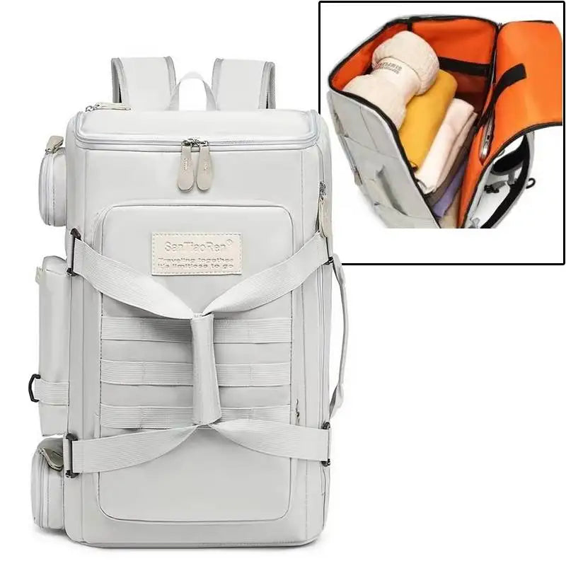 Large Capacity Gym Bag Travel Backpack Wet Dry Separation Shoulder Bags Outdoor Sports Backpacks Yoga Fitness Training Bags Pack