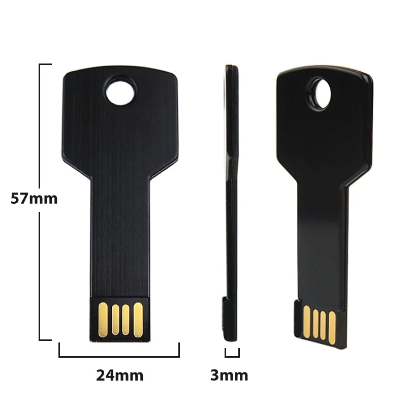 Colorful Key Usb Flash Drive 2.0 128GB Pendrive 4GB 8GB 16GB 32GB Engrave Gifts Memory Stick for Business(over 10pcs Free Logo)
