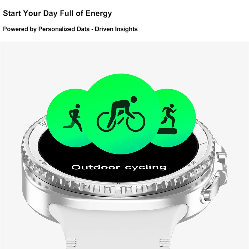 Weather Smart Watch Blue Tooth Call Watches Heart Rate Waterproof SmartWatch Voice Assistant NFC Sport Fitness Music Bracelet