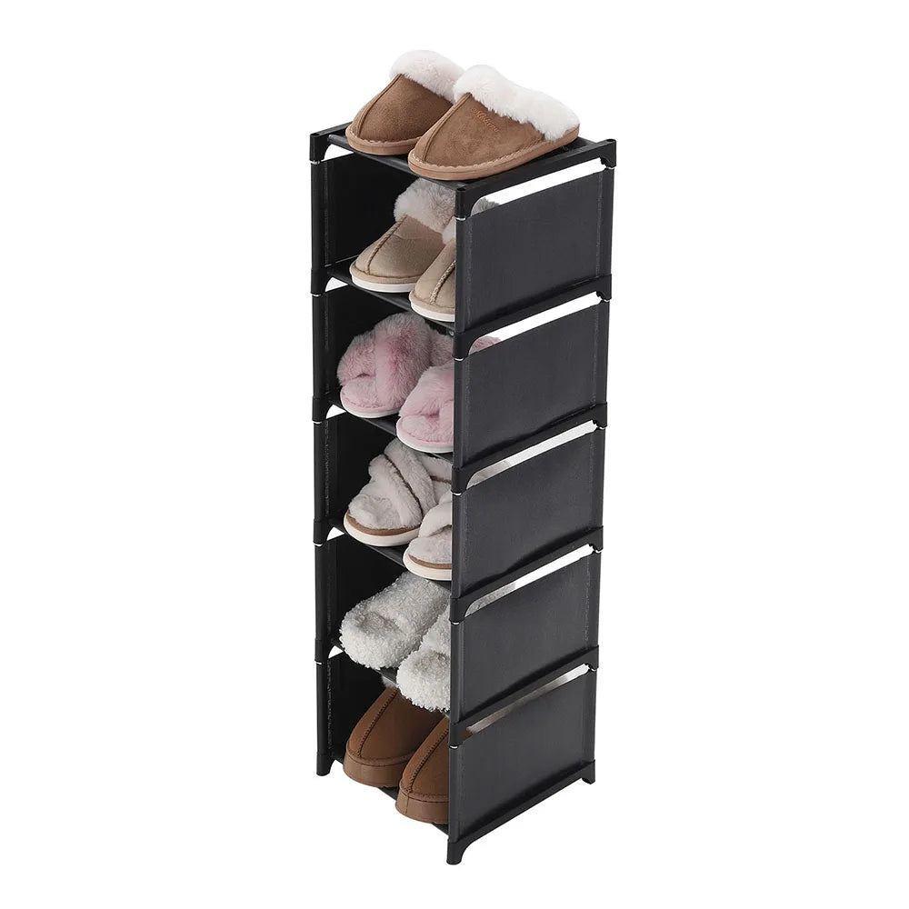 6/7/8-layer stackable shoe rack multi-layer freestanding DIY shoe rack space-saving adjustable assembly shoe rack