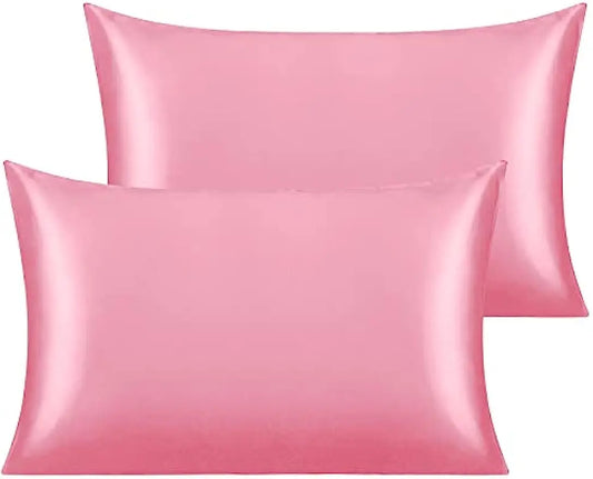 1 PC Silk Satin Toddler Pillowcase 35X50CM, Super Soft and Silky Cooling Travel PillowCases for Nursery, Kids, Boys Girls