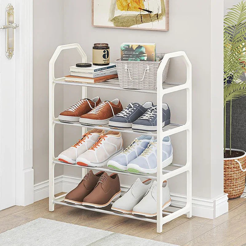 5-Tier Dustproof Shoe Rack, Easy Assembly Footwear Storage Shelf for Home Entryway Dorm Apartment