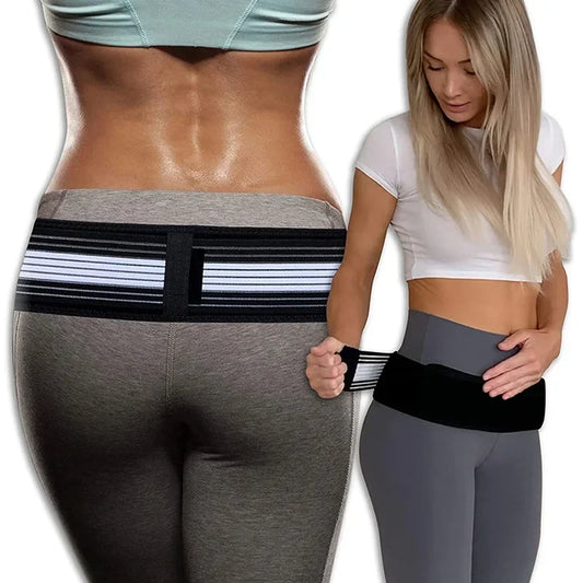120cm Sacroiliac SI Joint Hip Belt Lower Back Support-Hip Braces for Hip Pain Pelvic Support Belt Sciatica Ease Protect