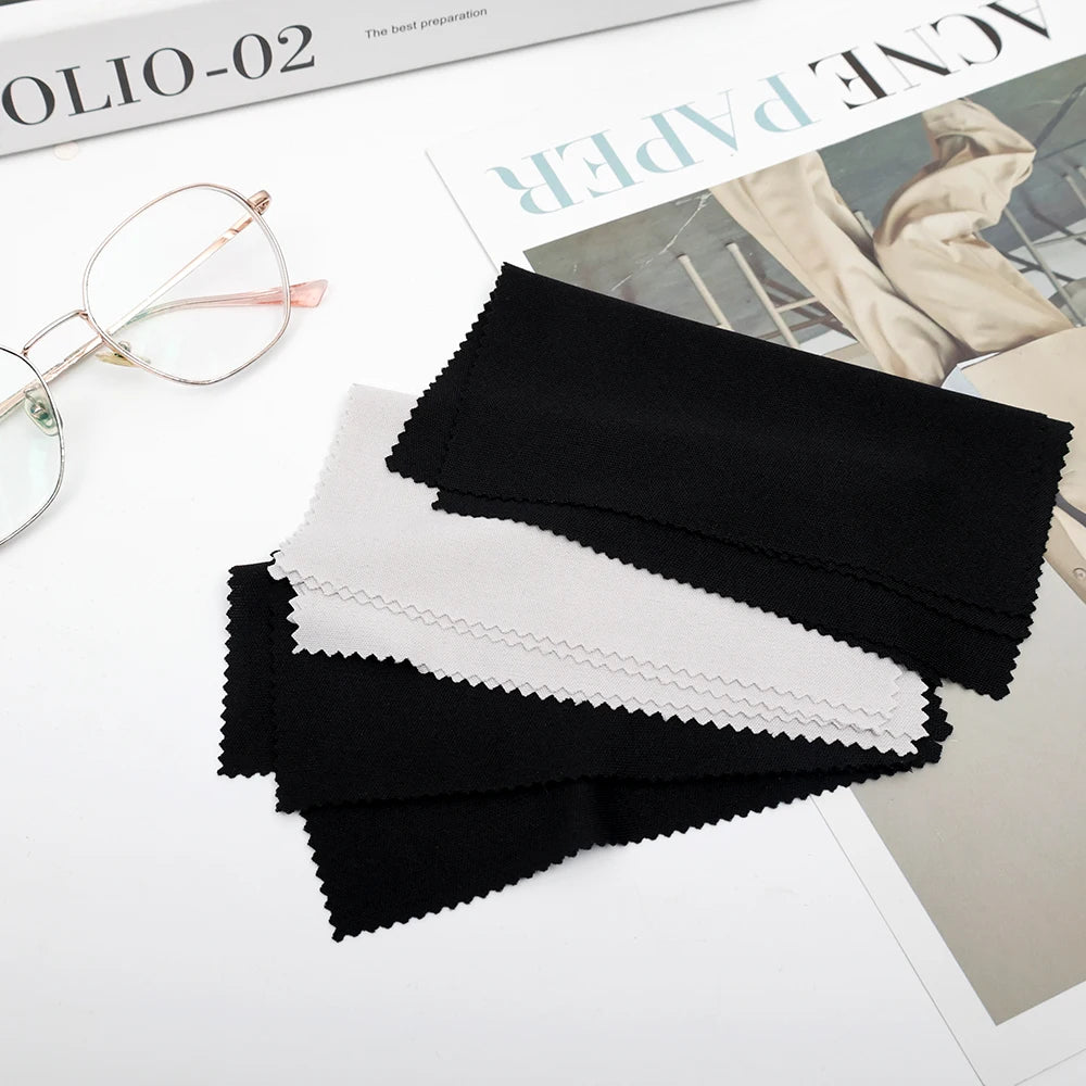 10Pcs Computer Cleaning Cloth Microfiber Camera Lens Glasses Cleaner TV Laptop Pad Tablet Phone Electronics Screen Wipes 14cm