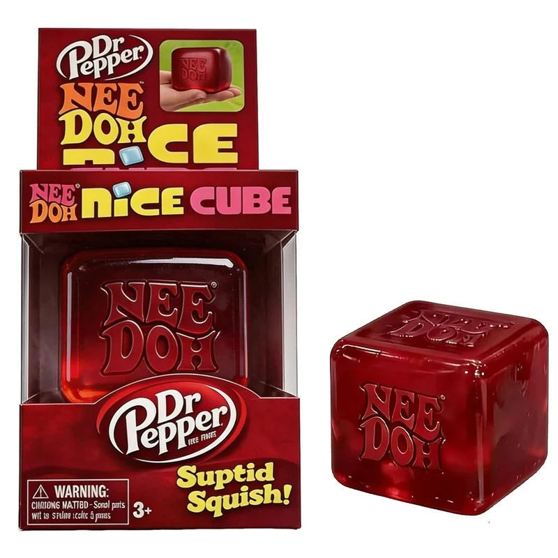 Needoh Nice Cube Dream Drop Jelly Cube Squish Toy Slow Rebound Desktop Ornament Non-toxic Antistress for Adults Kids Relax Gift