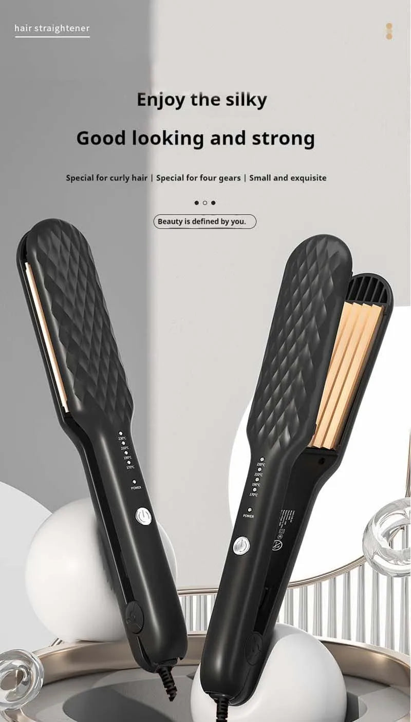 Hair Iron 3D Hair Crimper Professional Volumizing Curling Iron Corn Perm Fluffy Splint Flat Iron Hair Styling Tools