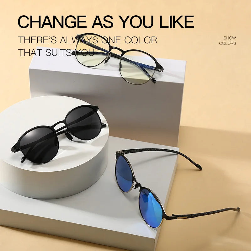 New Polarization Metal Sunglasses Glasses Fashion Dazzle Colour Half Frame Men Women Sport Bikes Bicycle Accessories Hiking