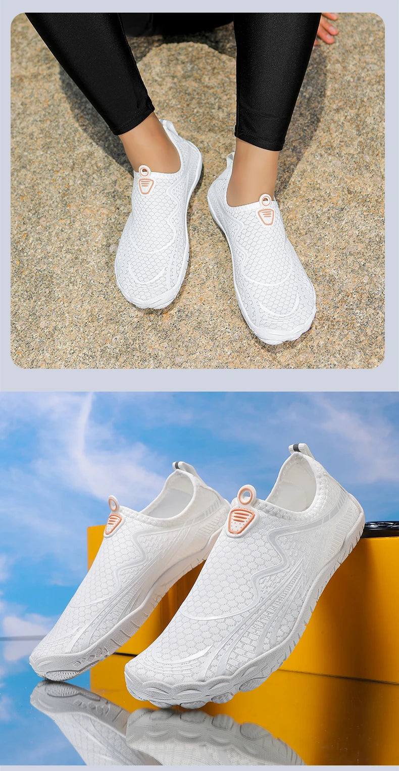 Summer Quick-Drying Beach Water Shoes Unisex Swimming Aqua Slippers Outdoor Activities Surfing on The Sea Five Finger Sandals