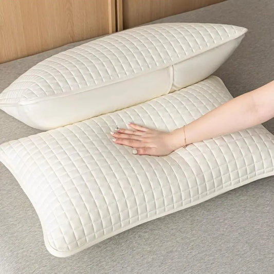 Anti Comfortable Cotton Pillow Cover Head oil Isolation layer Pillow Case Protector Sweatproof Waterproof Pillowcase household