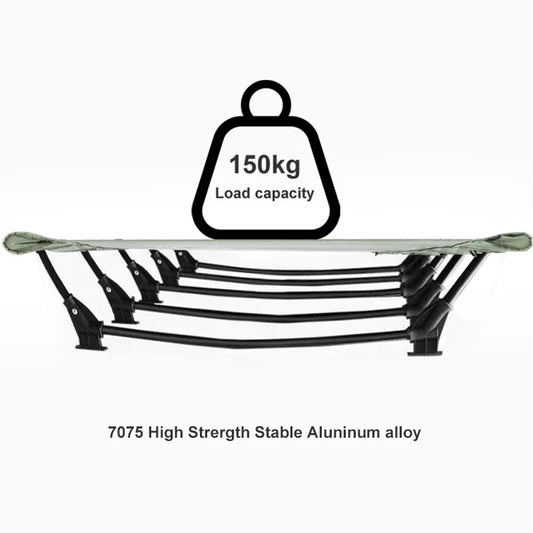 WESTTUNE Camping Cot Portable Folding Bed Outdoor Ultralight Compact Tent Bed for Camping Travel Backpacking Hiking Sleeping Cot