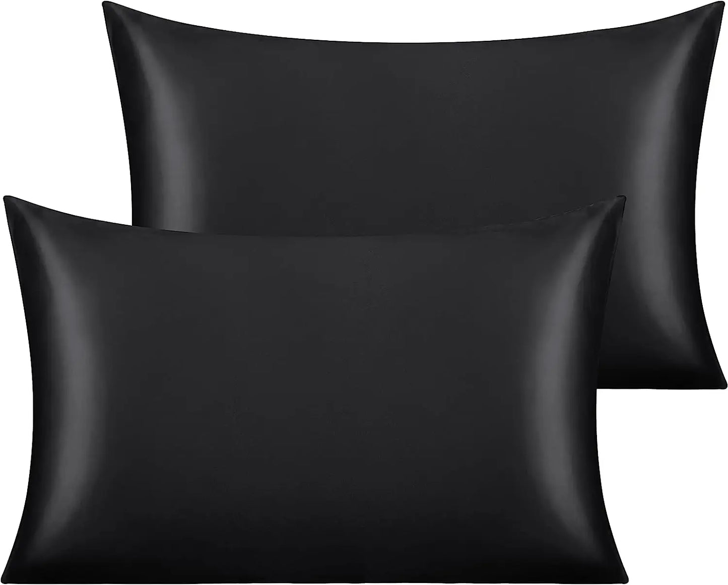 1 PC Silk Satin Toddler Pillowcase 35X50CM, Super Soft and Silky Cooling Travel PillowCases for Nursery, Kids, Boys Girls