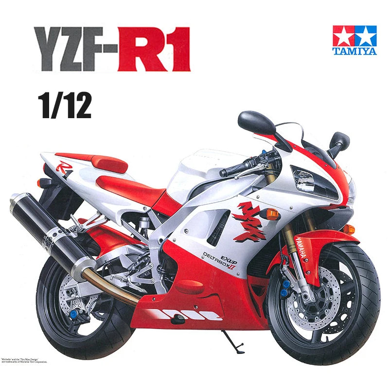 TAMIYA Plastic assembled motorcycle proportional model kit 14073 YZF-R1 Racing Car 1/12 Toy DIY