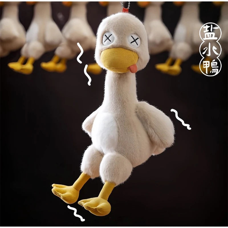 Magnetic Detachable New Cute Salted Duck Plush Toy Funny Spliced Stuffed Duck Doll Novelty Soft Plushie Prank Toy Birthday Gifts