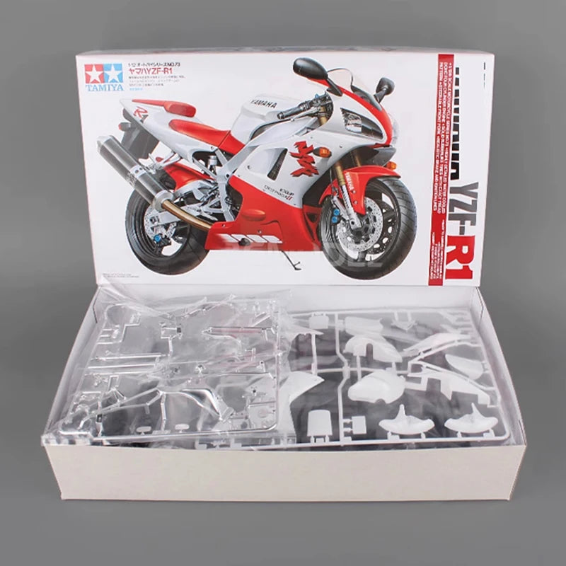 TAMIYA Plastic assembled motorcycle proportional model kit 14073 YZF-R1 Racing Car 1/12 Toy DIY