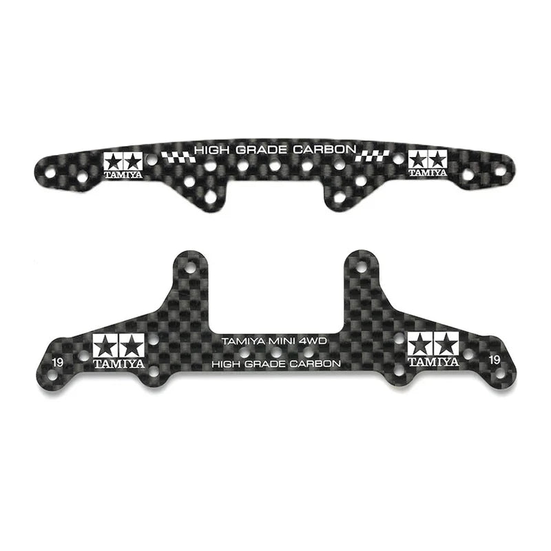 Tamiya Mini 4WD Car 1.5mm Carbon Fiber Stays Front Rear BrakeHomemade Parts
