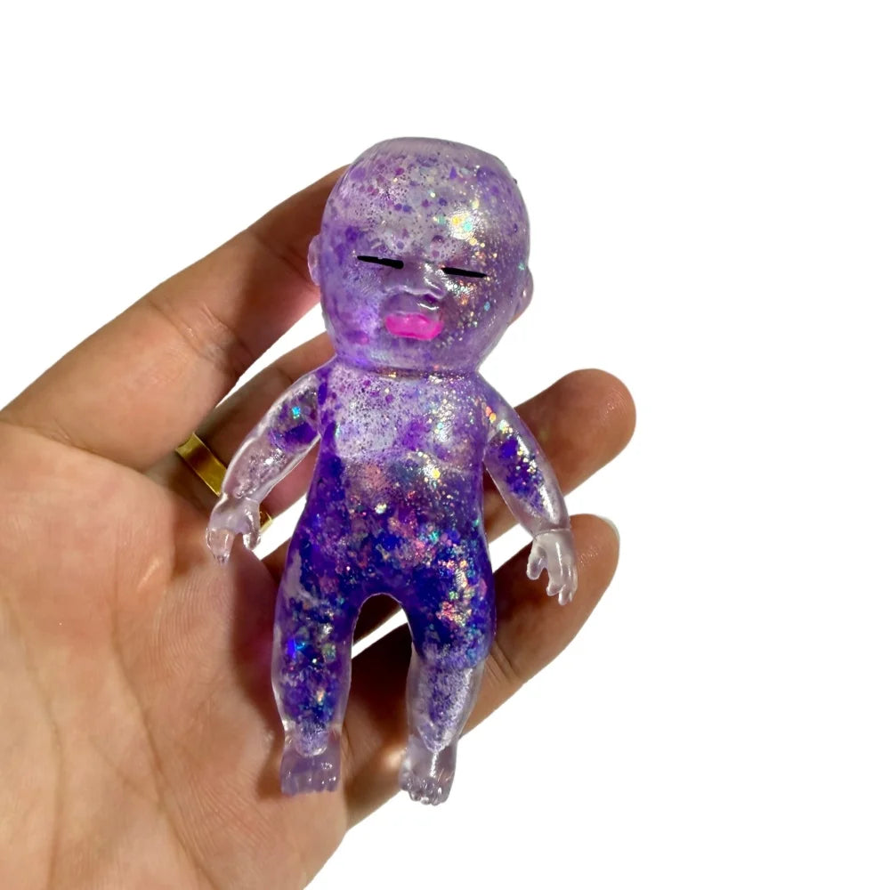 Stress Relief Toy Squishy Baby Shape Squeeze Toy Anti-stress Toy Fidget Desk Toy For Friend Christmas Gift