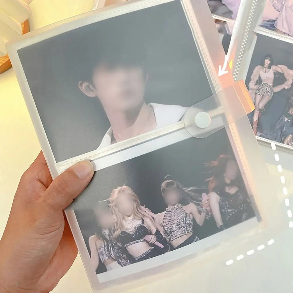 New Collect Book Photo Album 80/160 Slots PVC Picture Card Holder Transparent 3/4/5/6 Inch Photocard Holder Idol Star