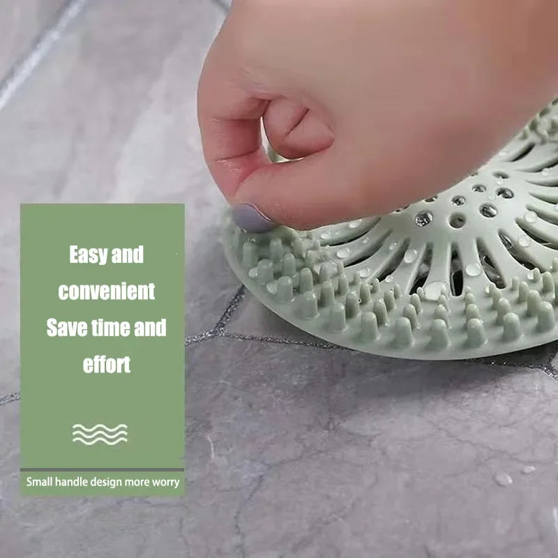 Sewer filter hair floor drain bathroom anti hair kitchen toilet bathroom cover magic tool sink anti clogging
