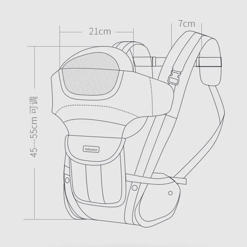 Baby Carrier Sling Versatile For All Seasons Multifunctional Shoulder Baby Carrier Four Carrying Methods Front And Back