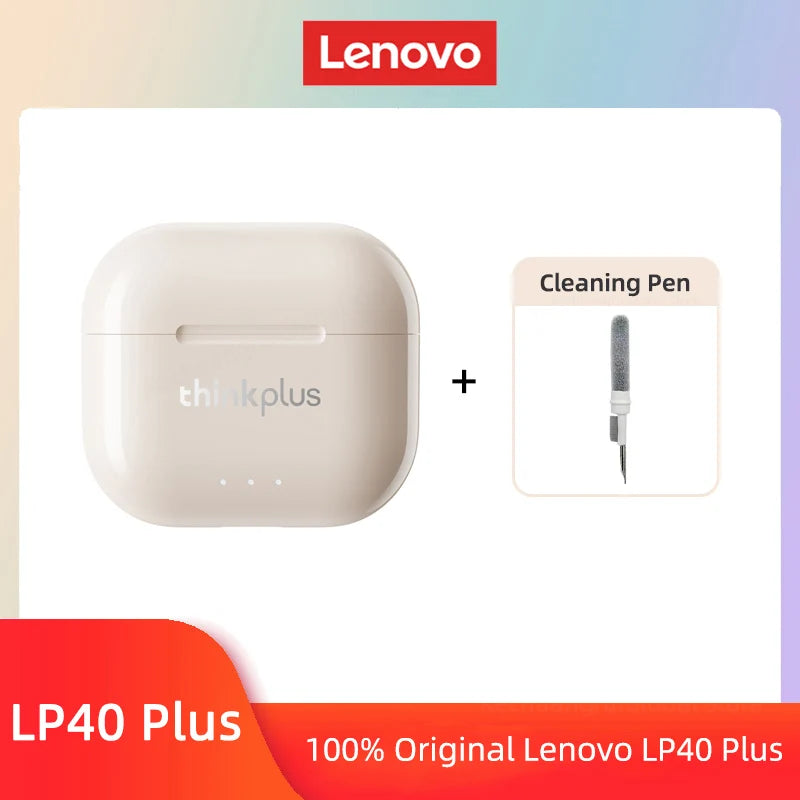 Lenovo LP40 II Earphones Original LP40 plus TWS Wireless Bluetooth 5.3 Headphones Sport Noise Reduction Touch Control Earbudss