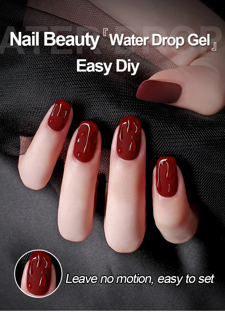 AS Water Drop Wave Gel Nail Gel Polish Clear Ripple Gel Nail Vernis Varnish Glue Phototherapy 15ml Glass Water Drop Glue