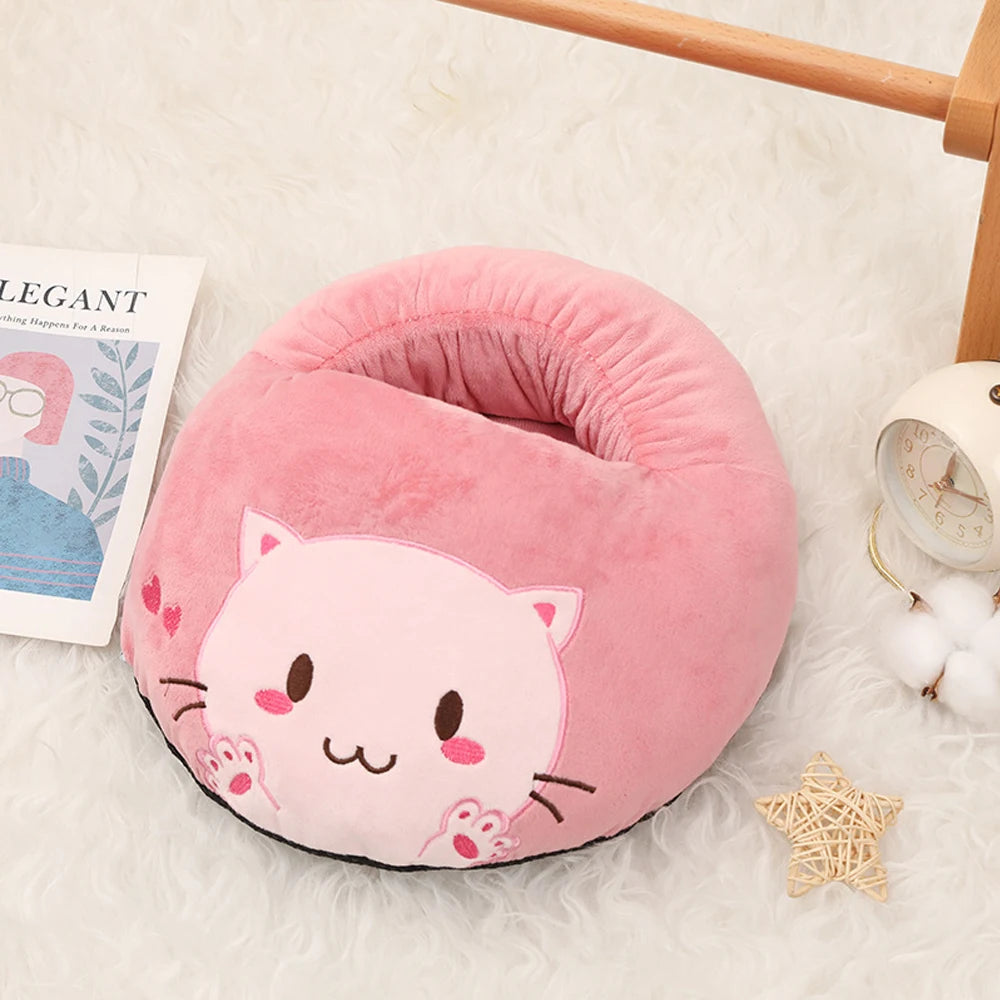 Foot Warmer USB Foot Heater Electric Foot Heating Pad Fast Heating Soft Plush Electric Foot Warmer for Home Heated Feet Warmer
