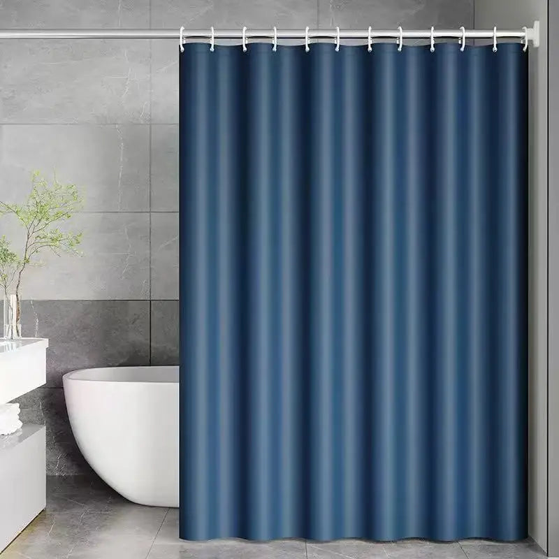 Premium PEVA Bath Curtain - Waterproof & Opaque Shower Liner with Metal Grommets, Silky Feel