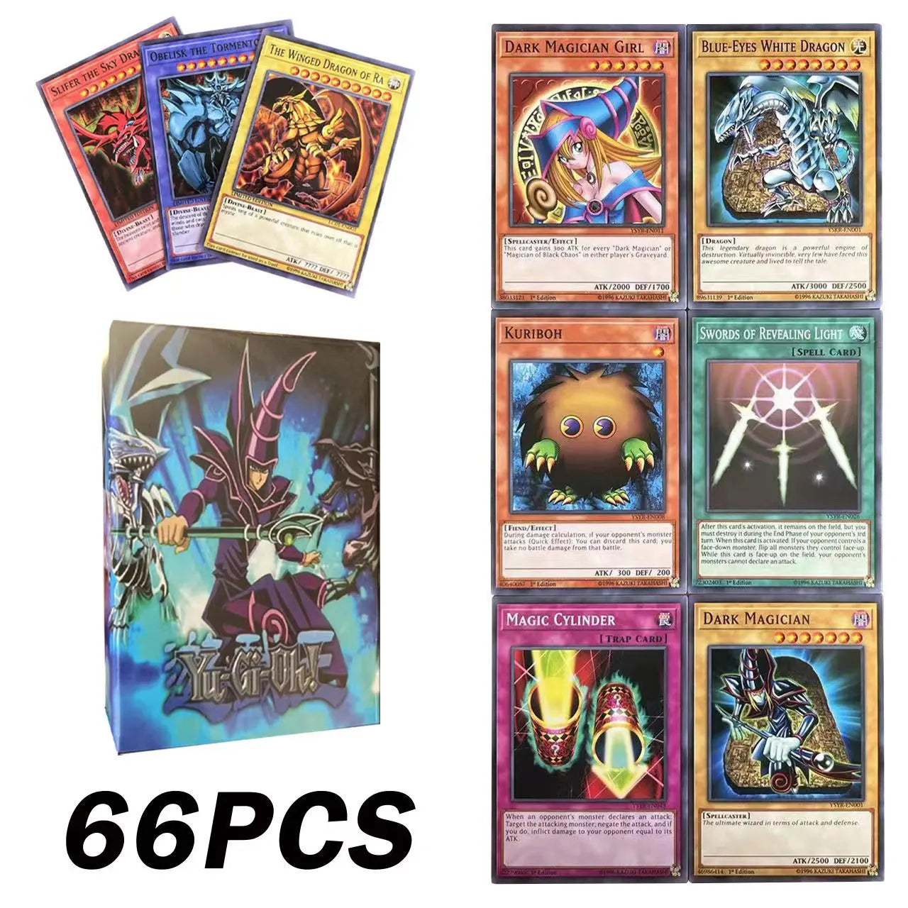 Original YuGiOh Structure Deck: Rise of the Blue-Eyes Asian/IDark Magicians/Hero Swordsoul Tactical-Try Deck Rescue Ace English
