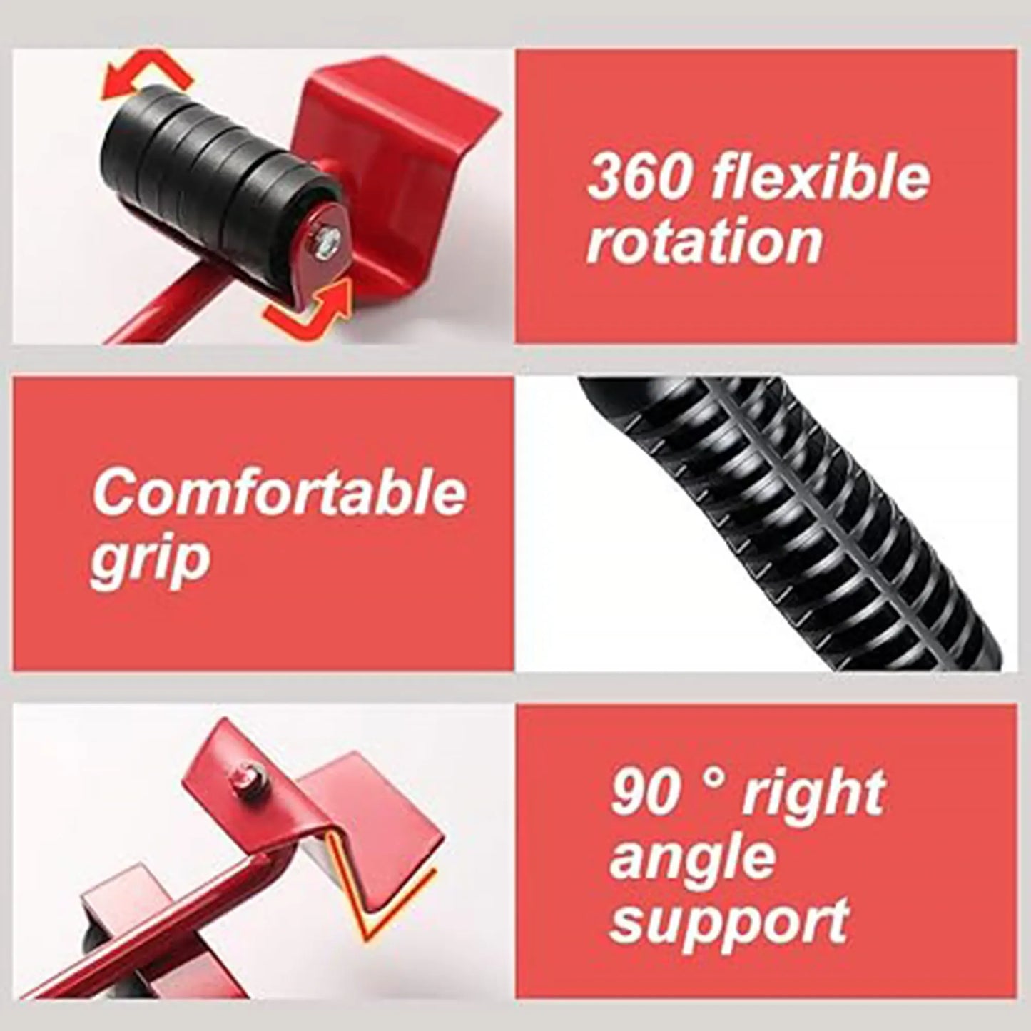 Furniture Lift Mover Tool Set Heavy Furniture Moving Sliders Appliance Rollers Heavy Duty Mover Dolly Sliders Tool  Lifter