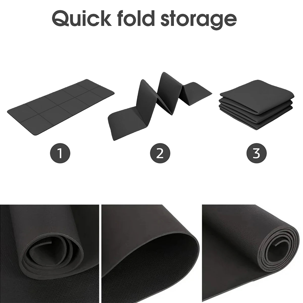 Yoga mat sports fitness EVA comfortable foam 3mm thick yoga mat sports yoga and Pilates gymnastics mat