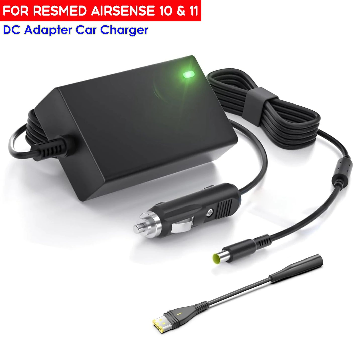 For Resmed AirSense 10/11 DC Converter, DC Adapter 12V-24V Car Charger for Airsense 11/10 Power Supplies 65W ResMed AirSense