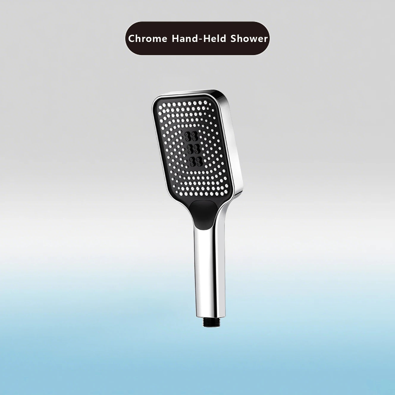 Large Flow High Pressure Shower Head Spray Bathroom Rain Shower Silicone Water-saving Nozzle Pressurization Handheld Accessories