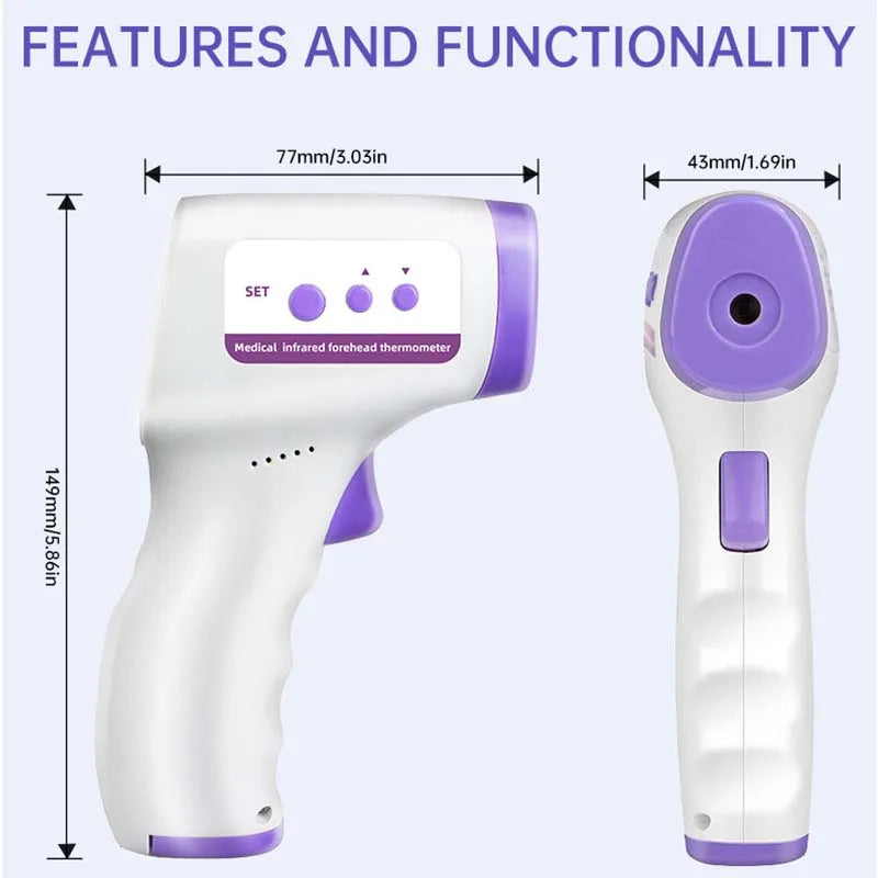 Digital Infrared Fever Thermometer Medical Household Digital Infant Adult Non-contact Laser Body Temperature Ear Thermometer