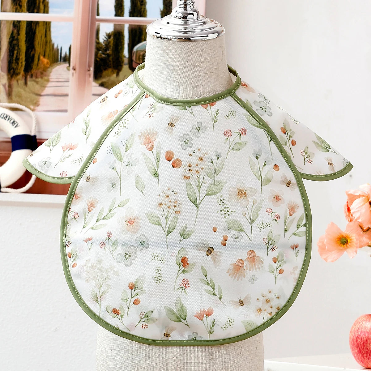 Kangobaby #My Soft Life# New Waterproof Baby Sleeveless Feeding Bib Fashion Full Body Cover