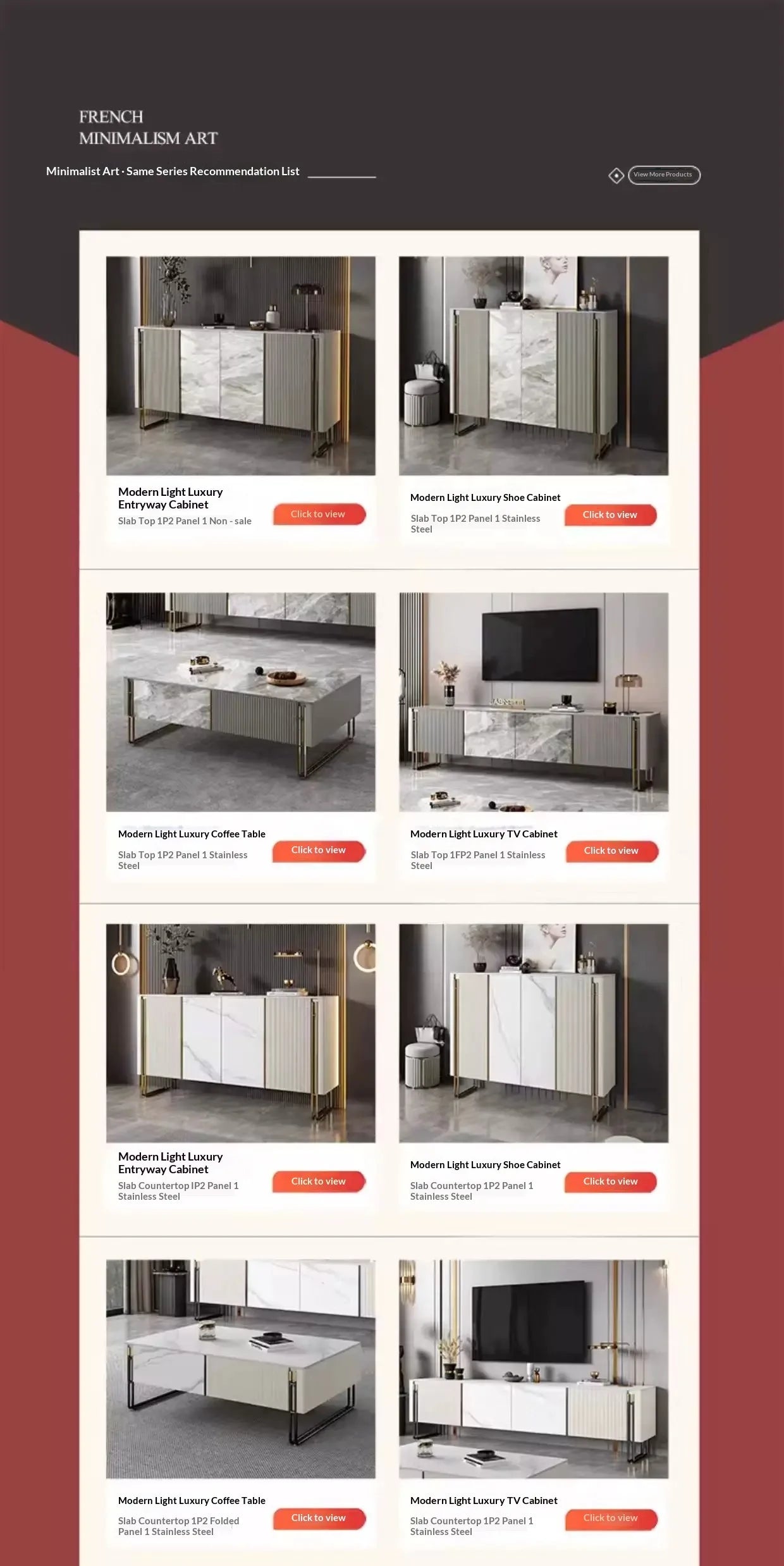 Customizable luxury TV cabinets, modern minimalist living room and bedroom platform coffee table sets with storage cabinets.