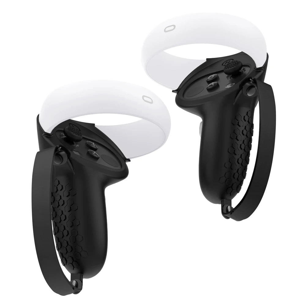 Silicone Protective Cover Shell Case For Oculus Quest 2 VR Headset Head Face Cover Eye Pad Handle Grip Button Cap VR Accessories