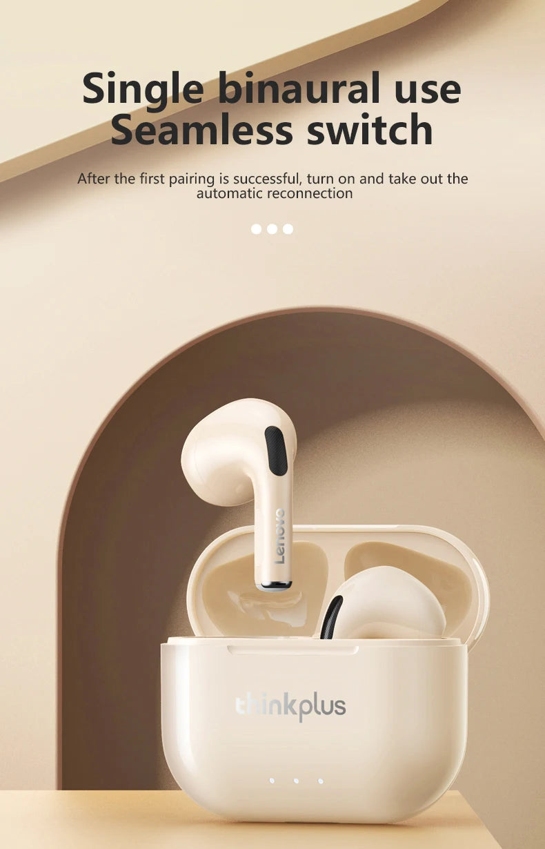 Lenovo LP40 II Earphones Original LP40 plus TWS Wireless Bluetooth 5.3 Headphones Sport Noise Reduction Touch Control Earbudss