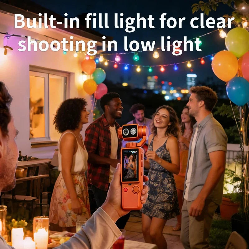 Lenovo 4K Hd Wifi Sports Wearable Camera Hold In Hand Travel Bicycle Driver Recorder Mini Sports Cam For Motorcycle and Vlogging