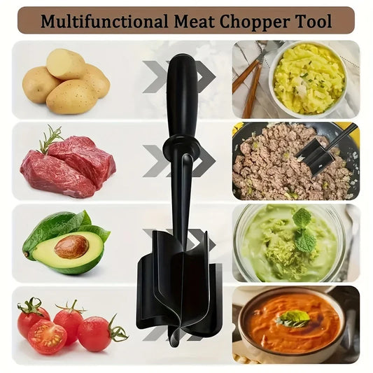 1pc Handheld Household Kitchen Meat Chopper Mixing Rice Meat Grinder Meat Masher Kitchen Tool