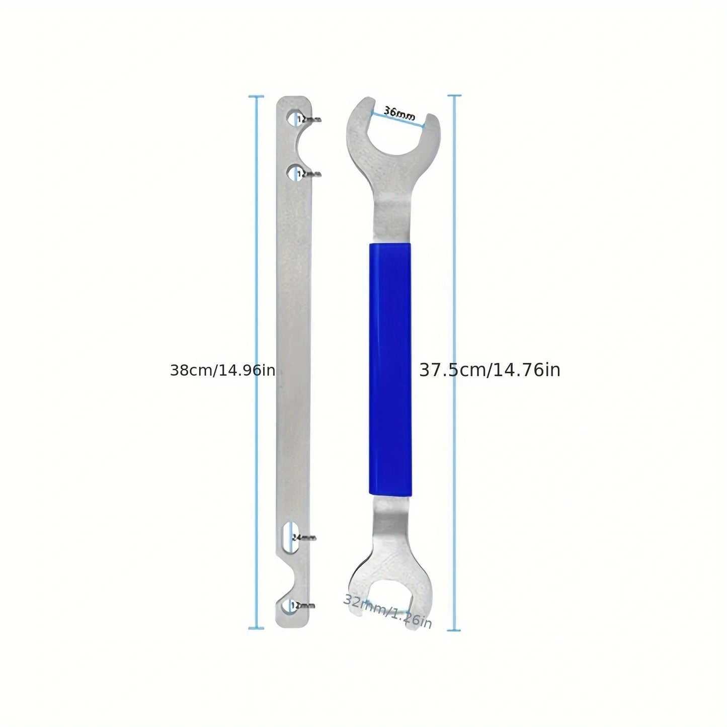 2-Pack Fan Clutch Nut Wrench and Clutch Bracket Removal Tool Kit, 32mm 36mm Fan Clutch Wrench Replacement for BMW Benz