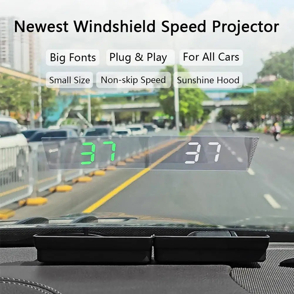 HD M2 Head Up Display GPS Digital Speedometer Universal KM/H Digital HUD Windshield Projector Auto Electronics Accessory
