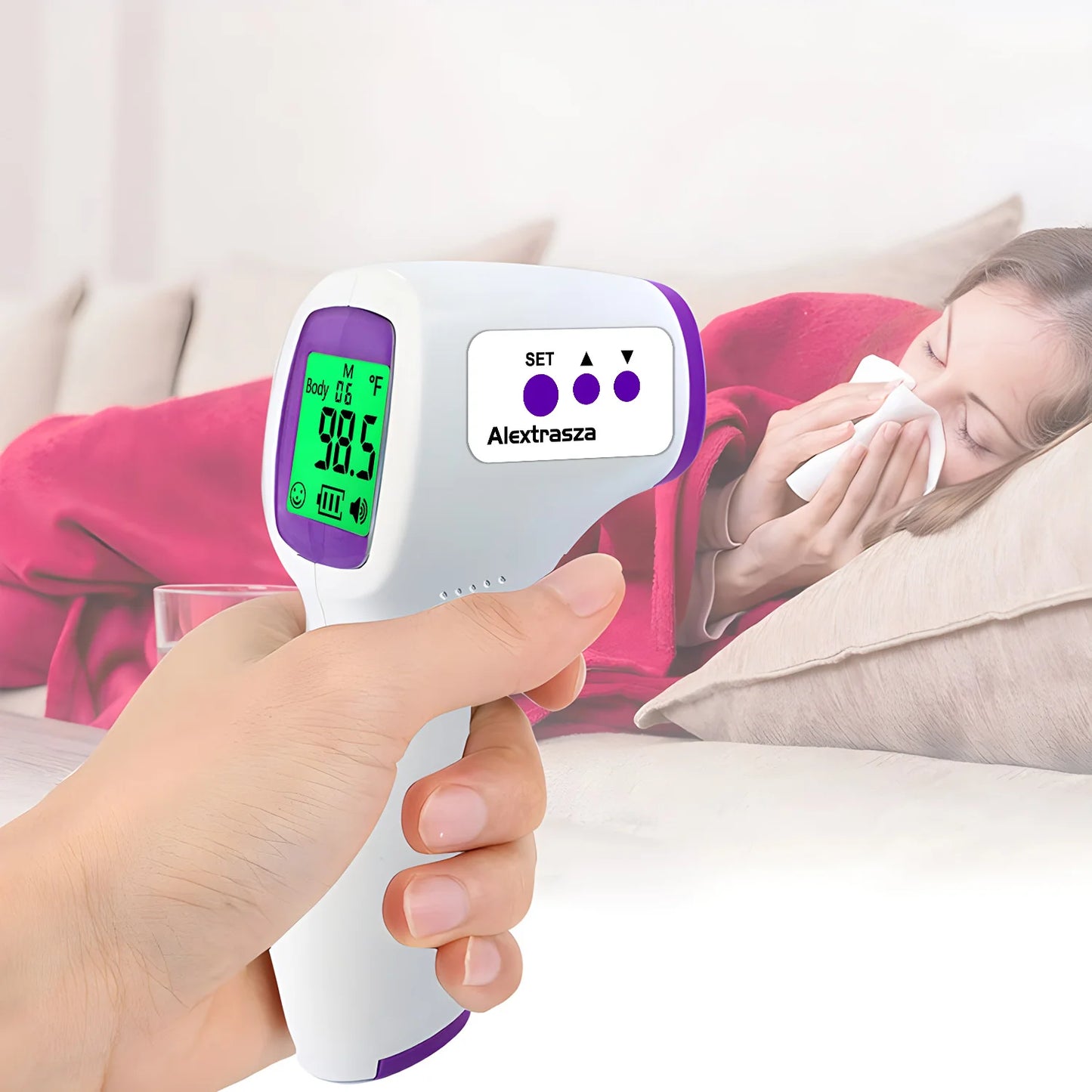 Forehead Digital Thermometer Non Contact Infrared Medical Thermometer Body Temperature Fever Measure Tool For Baby Adults