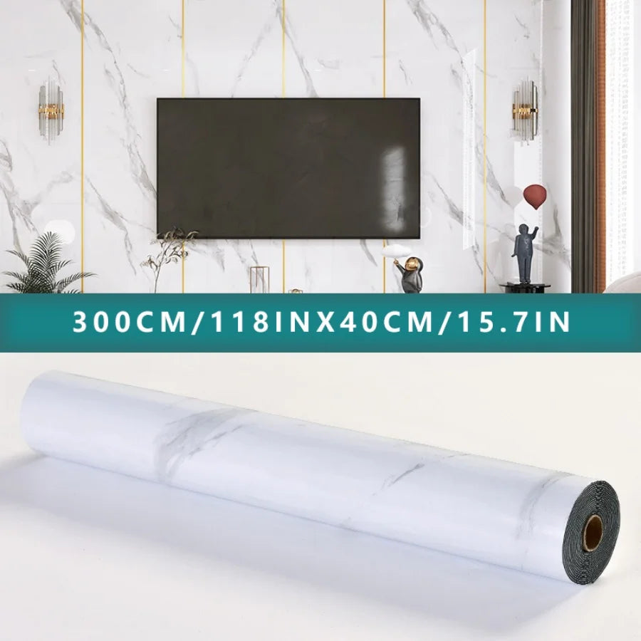 Vinyl Flooring Roll 15.7"W X 118"L/ 12.9 Sq.Ft, Peel and Stick Wall Tiles Vinyl Plank Flooring for Any Room, Easy DIY